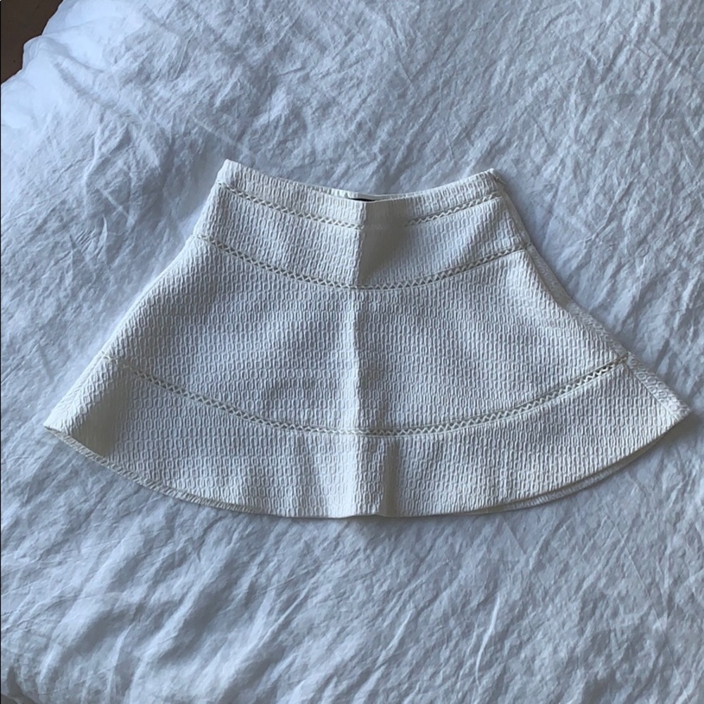Banana Republic White Skirt